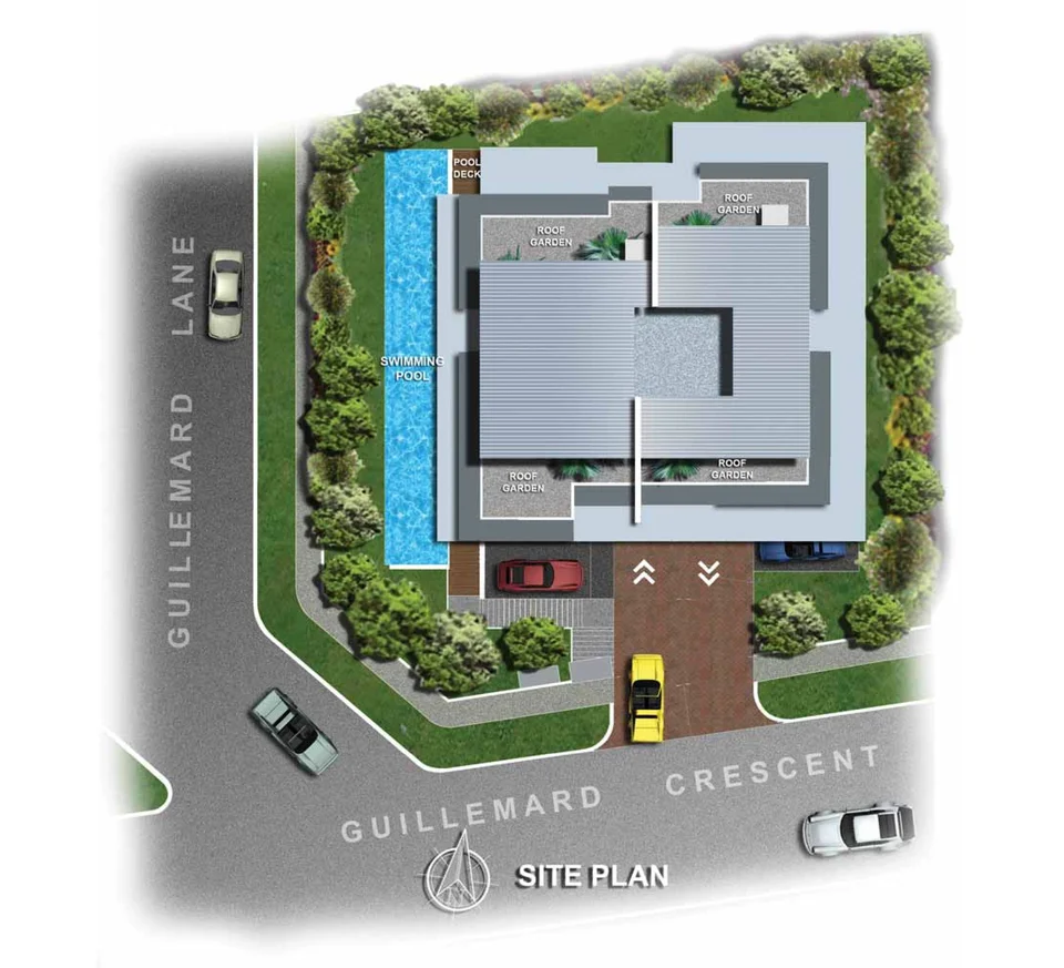Site plan of Cosmo in Singapore