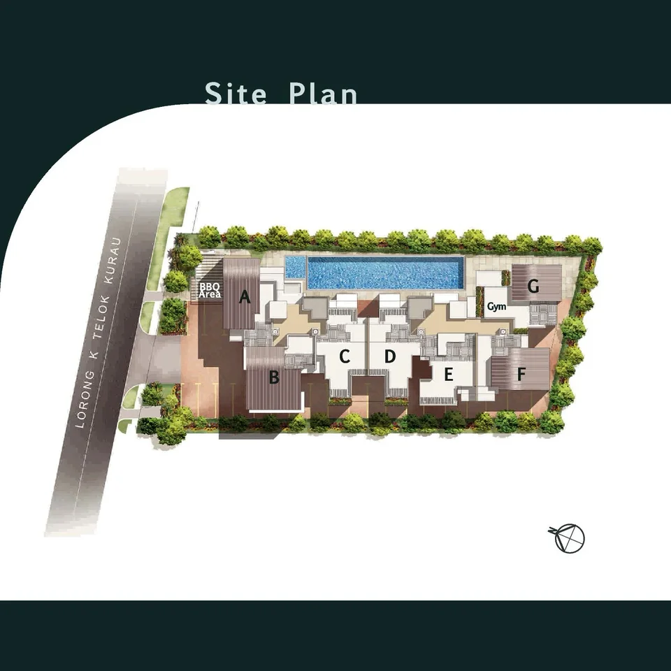 Site plan of Costa Este in Singapore