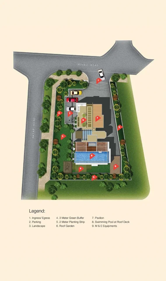 Site plan of D' Ixoras in Singapore