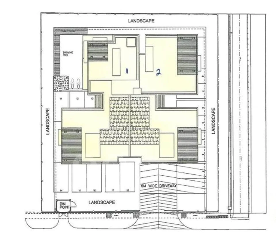 Site plan of D' Palma in Singapore