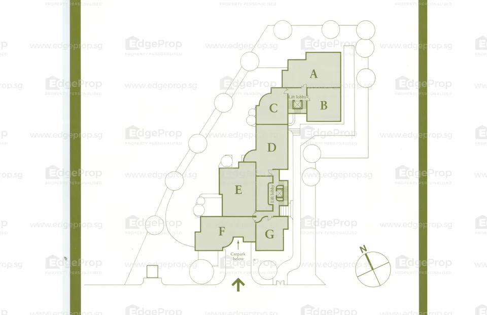 Site plan of Daisy Lodge in Singapore