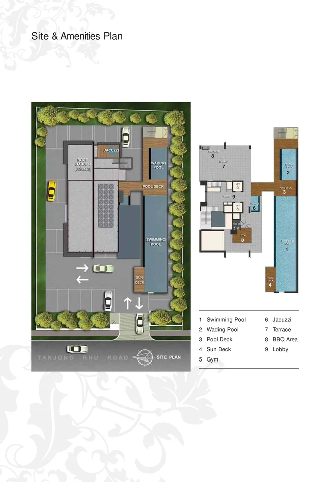 Site plan of De Centurion in Singapore