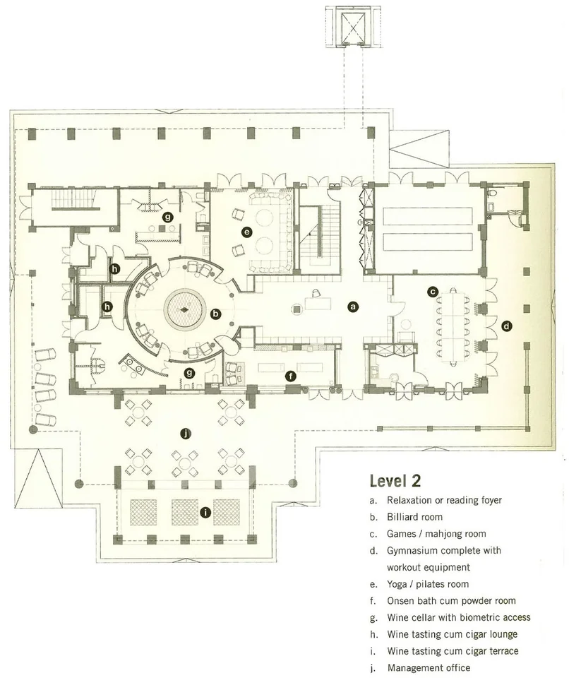 Site plan of Draycott Eight in Singapore