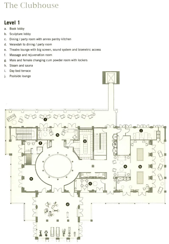 Site plan of Draycott Eight in Singapore