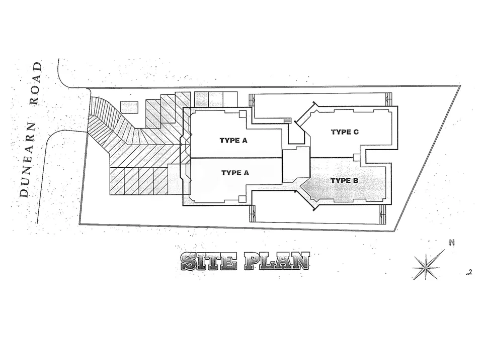 Site plan of Dunearn Lodge in Singapore