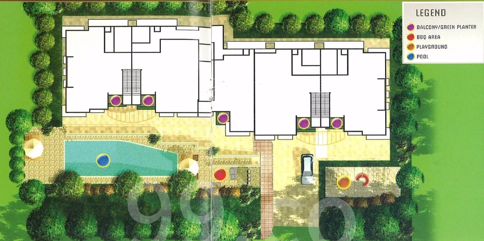 Site plan of East Signature in Singapore