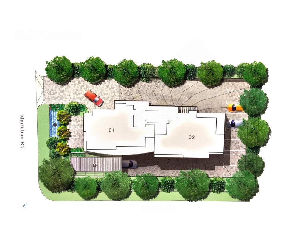 Site plan of Ecoville in Singapore