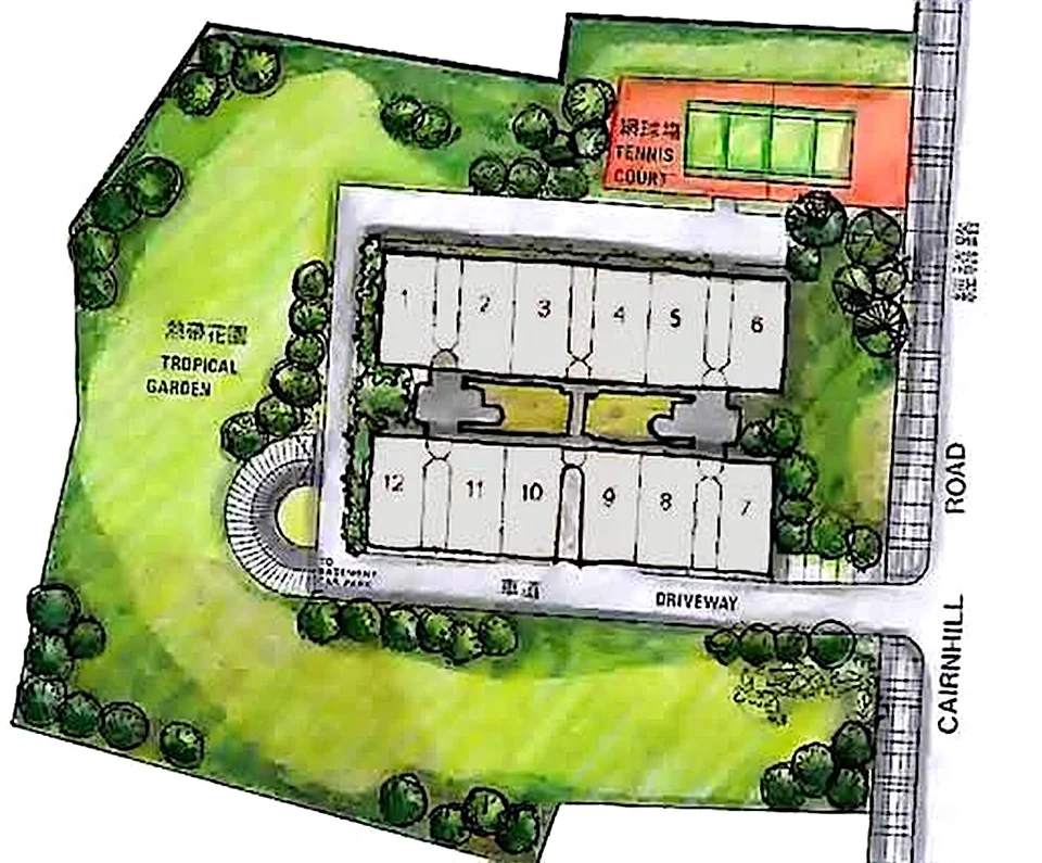 Site plan of Elizabeth Heights in Singapore
