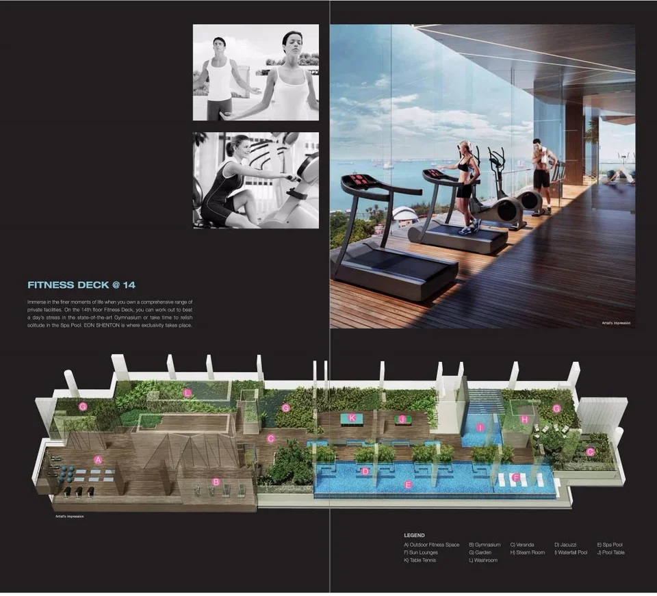 Site plan of Eon Shenton in Singapore