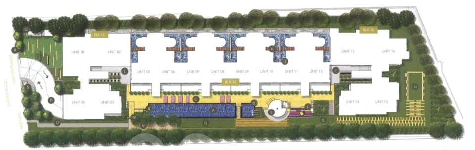 Site plan of Espa in Singapore