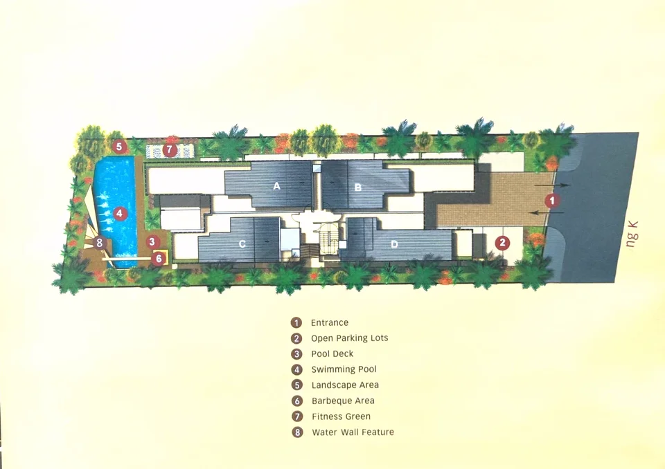 Site plan of Espira Residence in Singapore