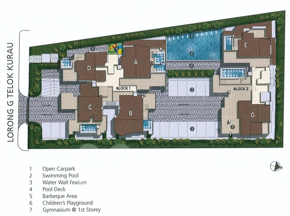 Site plan of Espira Spring in Singapore