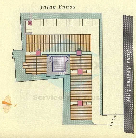 Site plan of Eunos Green in Singapore