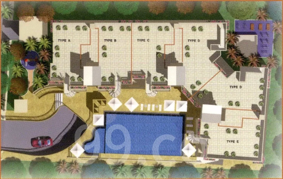 Site plan of Fortune Spring in Singapore