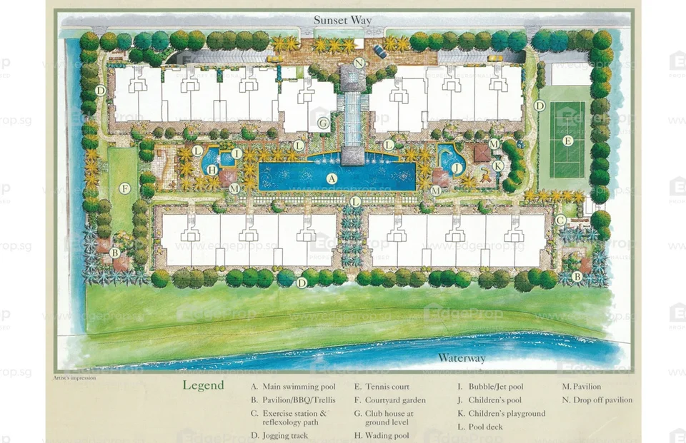 Site plan of Freesia Woods in Singapore