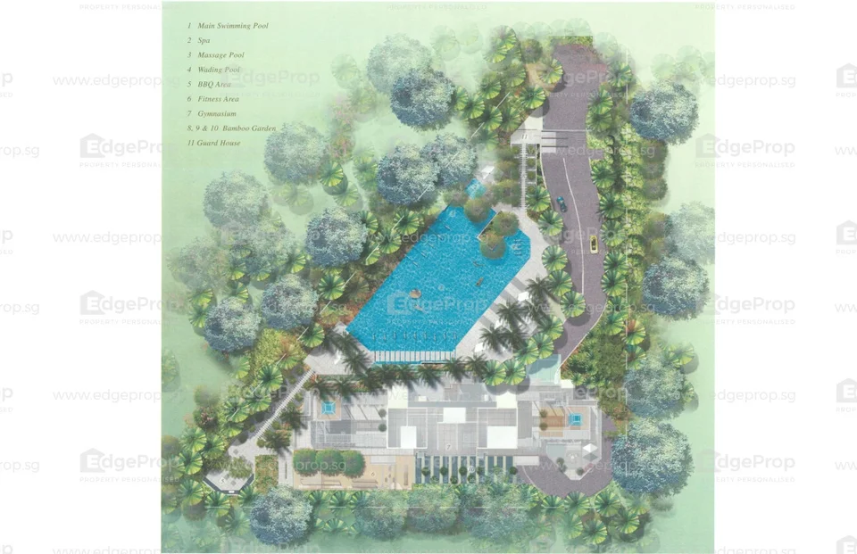 Site plan of Goodwood Gardens in Singapore