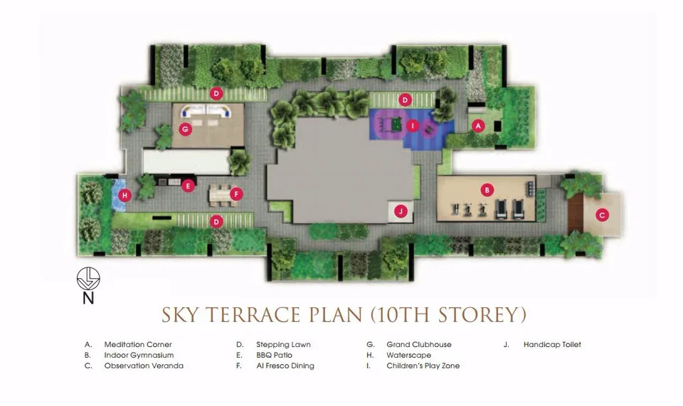 Site plan of Goodwood Grand in Singapore