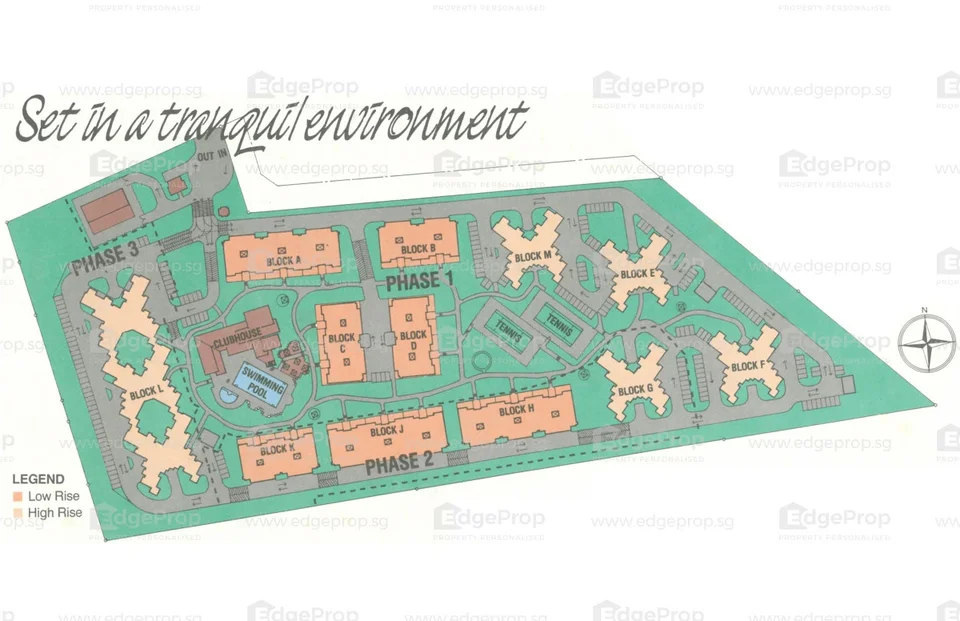 Site plan of Grande Vista in Singapore