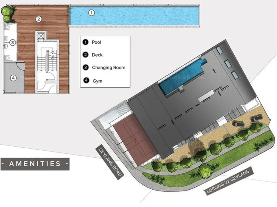 Site plan of Grandview Suites in Singapore