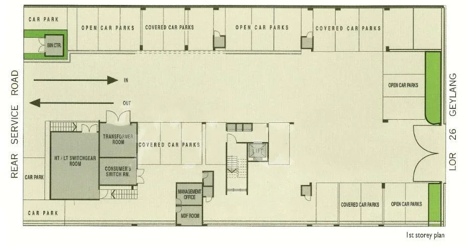 Site plan of Guilin Court in Singapore