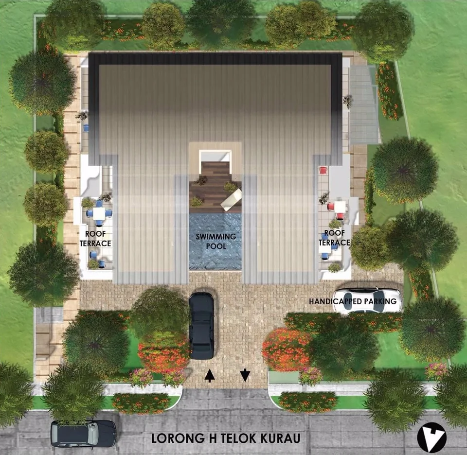 Site plan of H Residences in Singapore