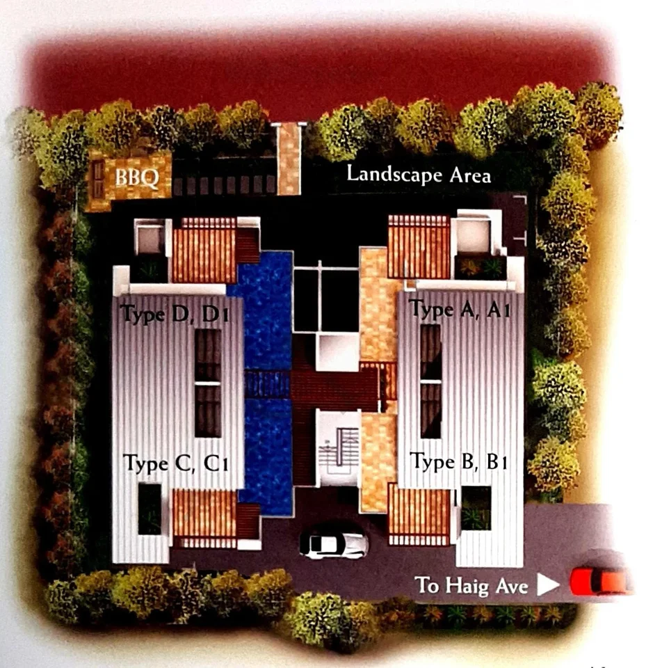 Site plan of Haig Eleven in Singapore