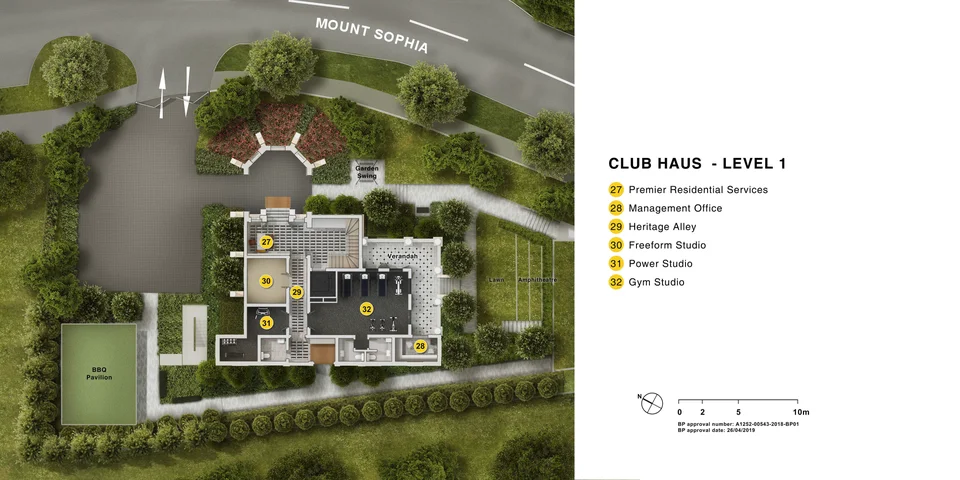 Site plan of Haus On Handy in Singapore