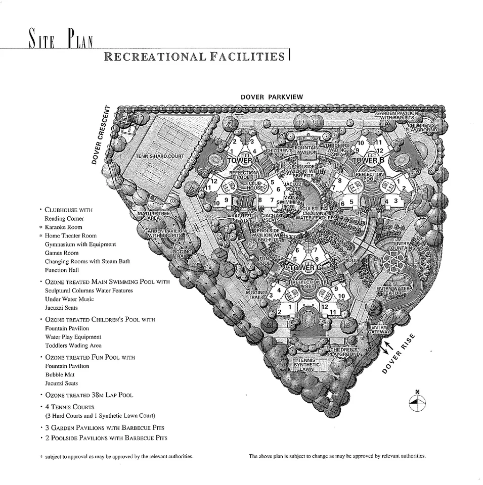 Site plan of Heritage View in Singapore