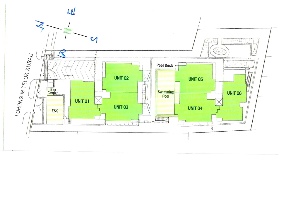Site plan of Homey Gardens in Singapore