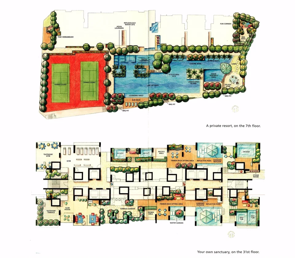 Site plan of Icon in Singapore