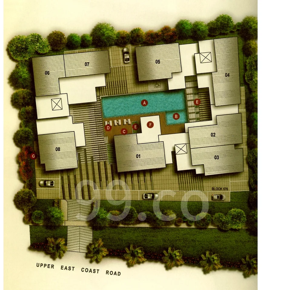 Site plan of Idyllic East in Singapore