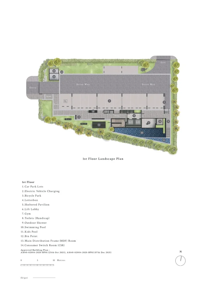 Site plan of Ikigai in Singapore
