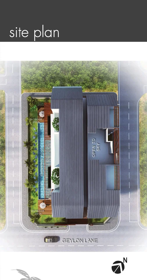 Site plan of Ivory in Singapore