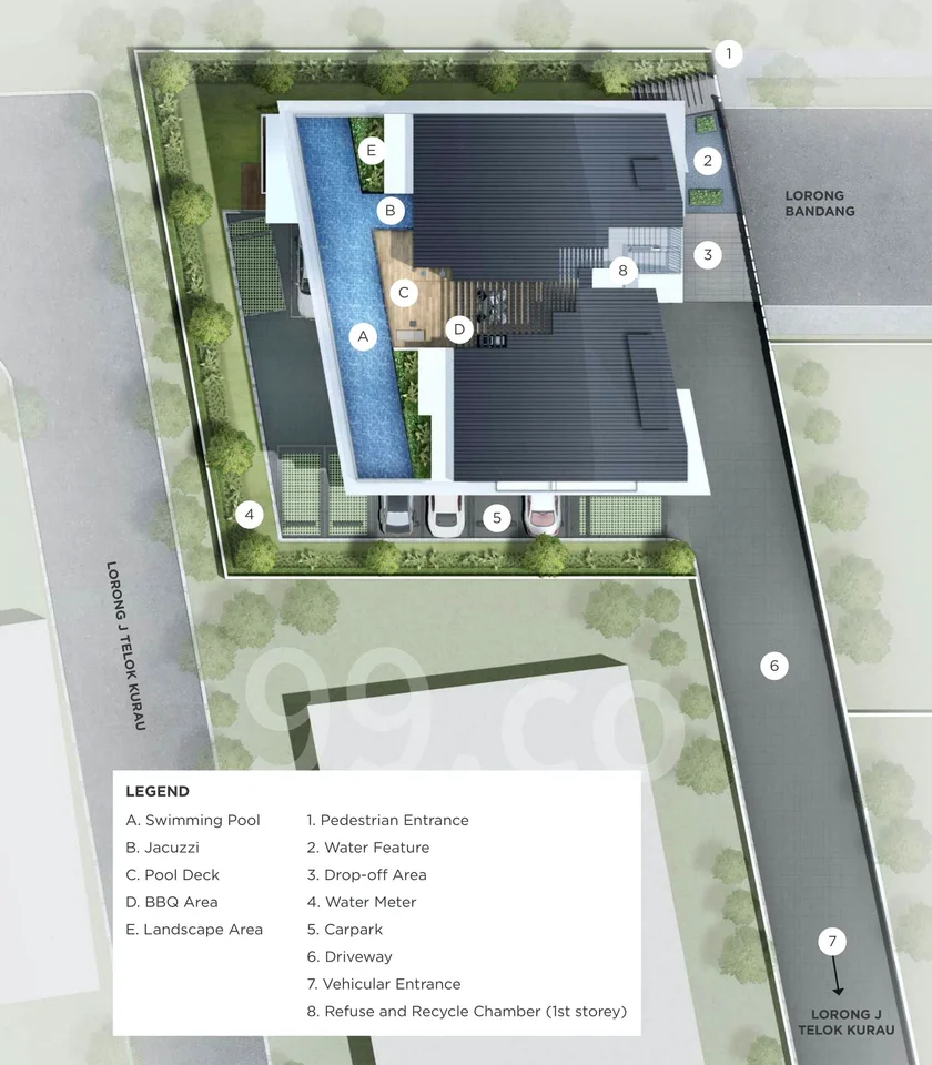Site plan of J@63 in Singapore