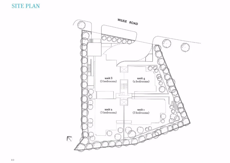 Site plan of Jia in Singapore