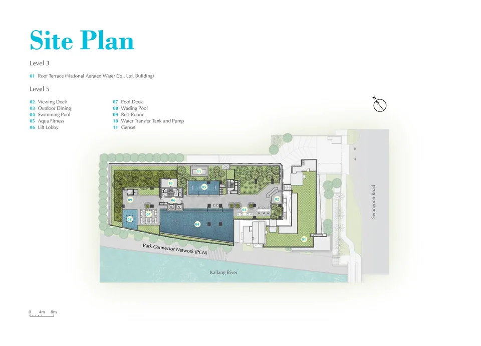 Site plan of Jui Residences in Singapore