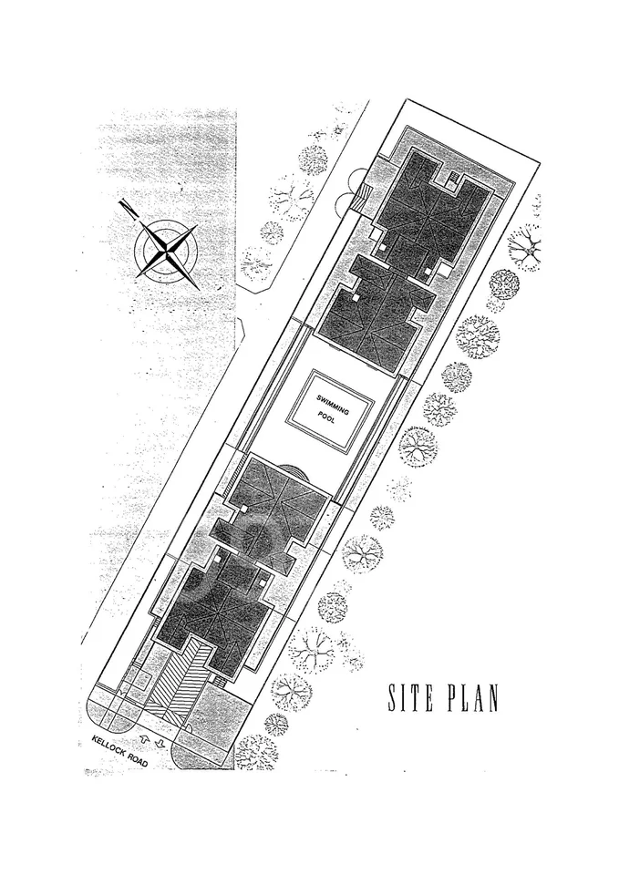 Site plan of Kellock Lodge in Singapore