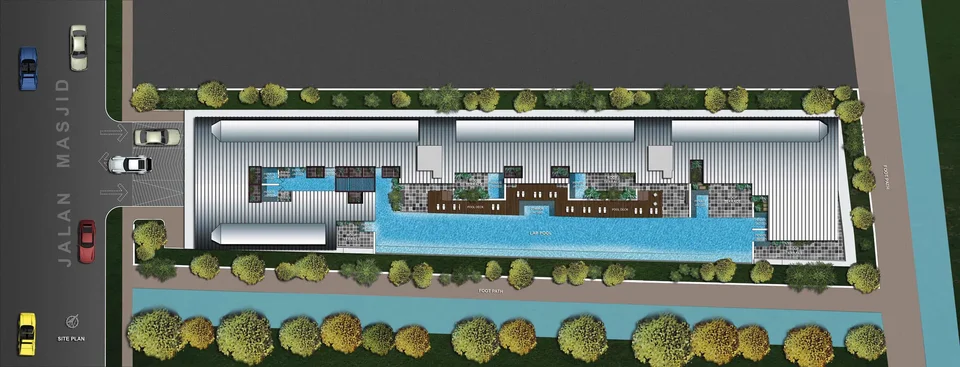 Site plan of Kembangan Suites in Singapore
