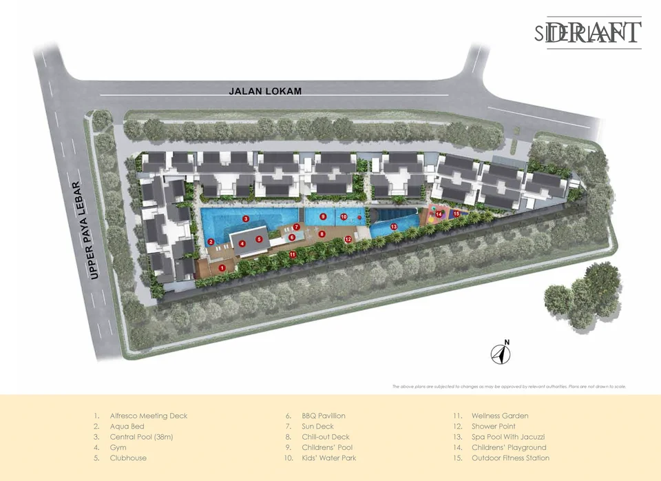 Site plan of Kensington Square in Singapore