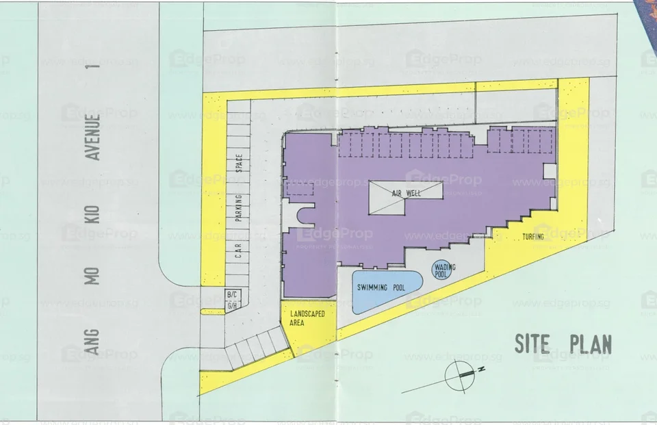 Site plan of Kingsgrove in Singapore