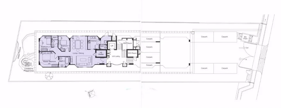 Site plan of Knox View in Singapore