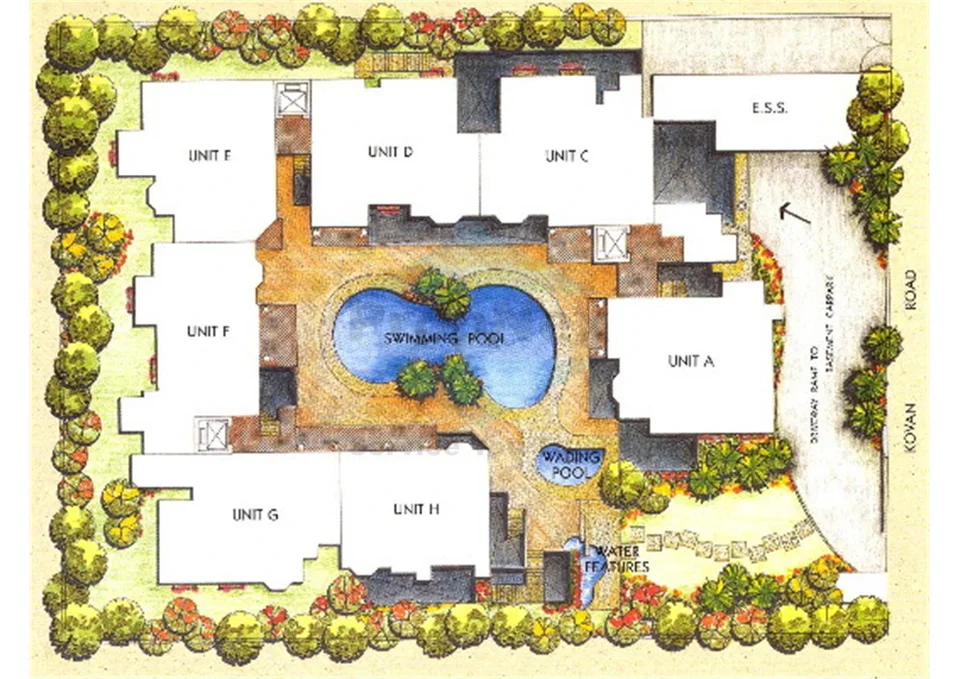 Site plan of Kovan 81 in Singapore