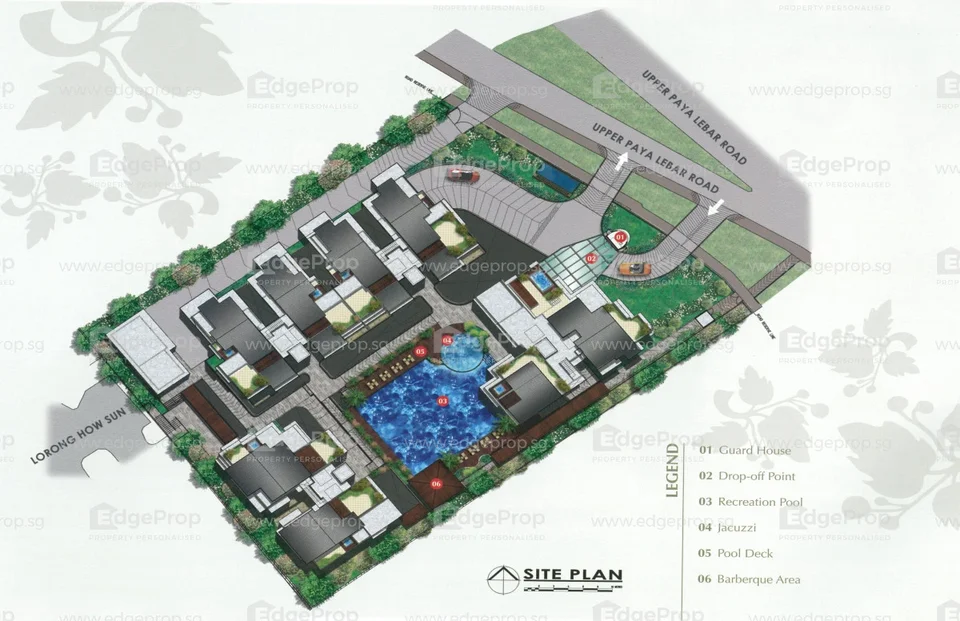 Site plan of La Dolce Vita in Singapore