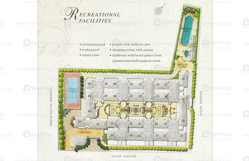 Site plan of Laguna Green in Singapore