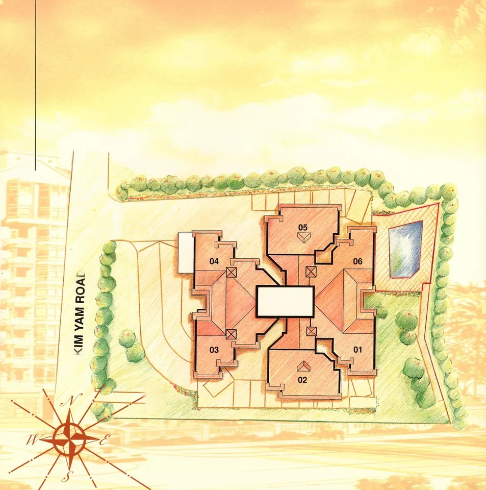 Site plan of Langston Ville in Singapore