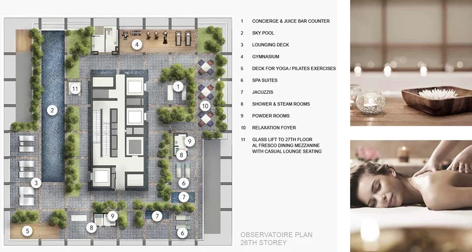 Site plan of Le Nouvel Ardmore in Singapore