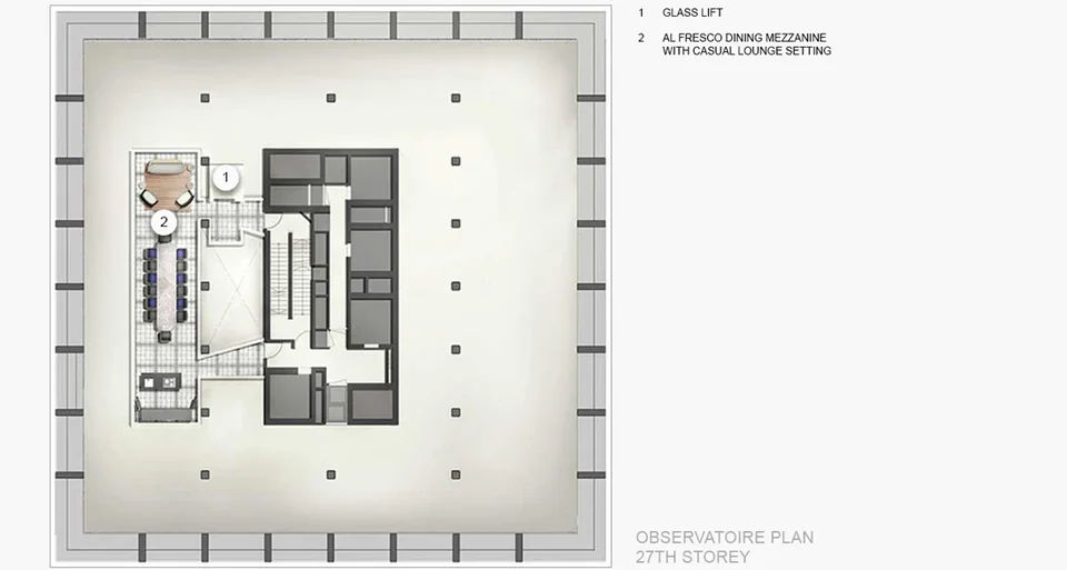 Site plan of Le Nouvel Ardmore in Singapore