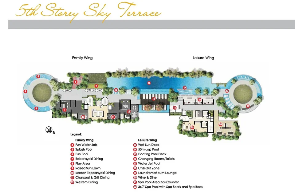 Site plan of Lincoln Suites in Singapore