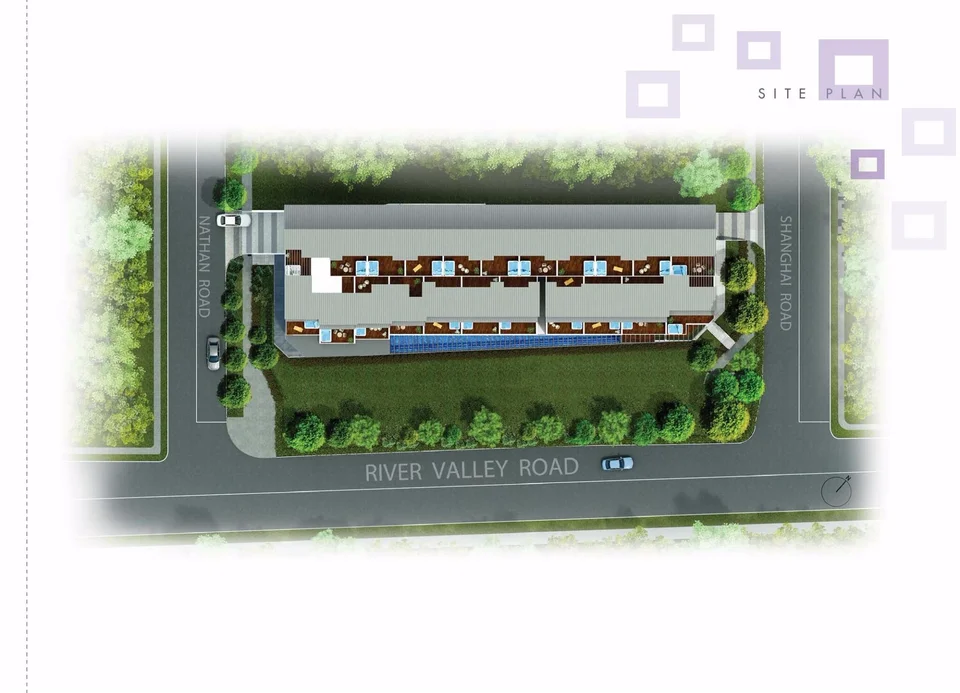 Site plan of Loft @NATHAN in Singapore
