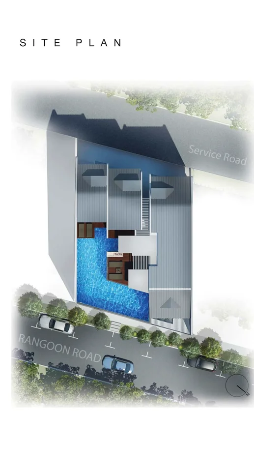 Site plan of Loft @RANGOON in Singapore